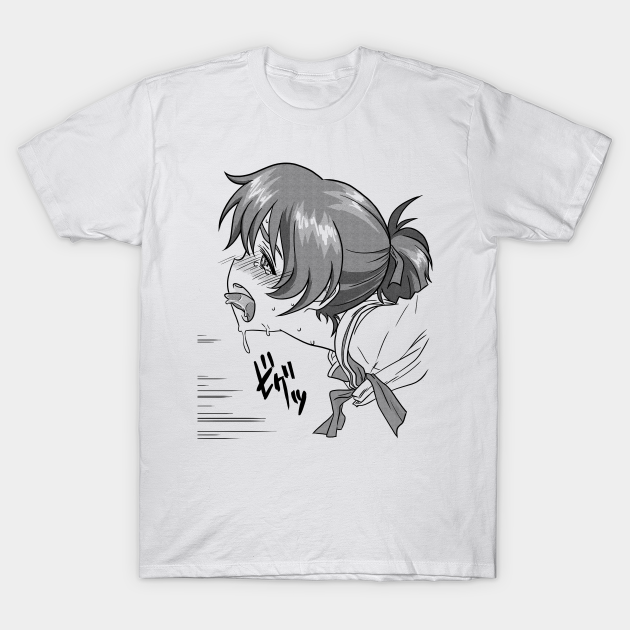 Weeaboo Lewd Anime Ecchi Hentai Girl Ahegao Face Weeaboo T Shirt